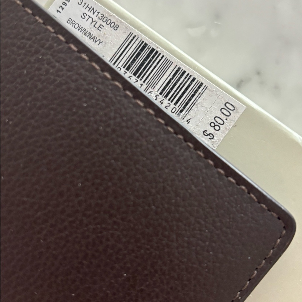 NWT Men's Cole Haan leather wallet - Picture 9 of 10